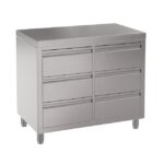 6 Drawer Stainless Steel Cabinet 100 x 61 x 90cm high - Image 3