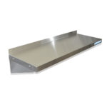 stainless steel wall mounted shelf