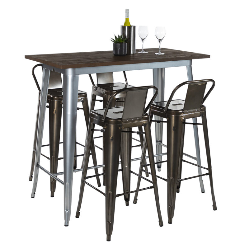 Replica Tolix Bar Tables 120 x 60cm Chairforce Australia