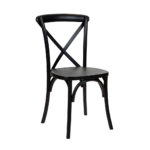 Black Cross Back Dining Chair