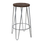 Hairpin kitchen counter stool