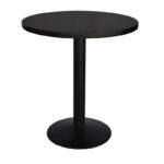 Round Rafael Timber Table Tops Black Rubberwood - Image 4