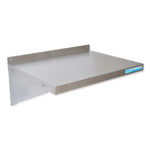 stainless steel wall mounted shelf