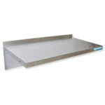 stainless steel wall mounted shelf