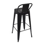 Replica Tolix Kitchen Stool with Low Back - Image 3