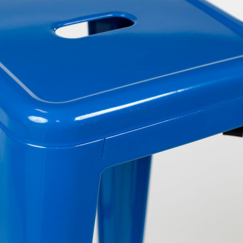 tolix 45cm stool blue