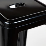 tolix 45cm stool gloss black