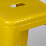 tolix 45cm stool yellow