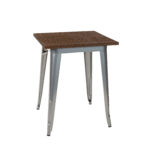 60cm square tolix table