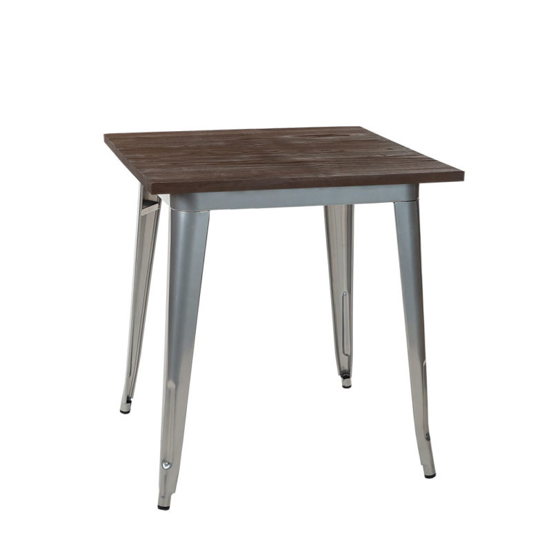 70cm square tolix table