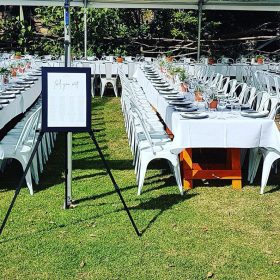 Tolix Chairs at Seasonal Gardens, SA