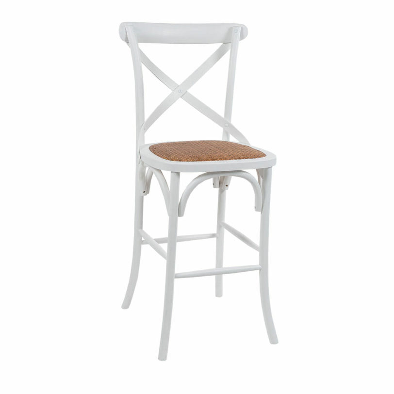 Crossback kitchen stool