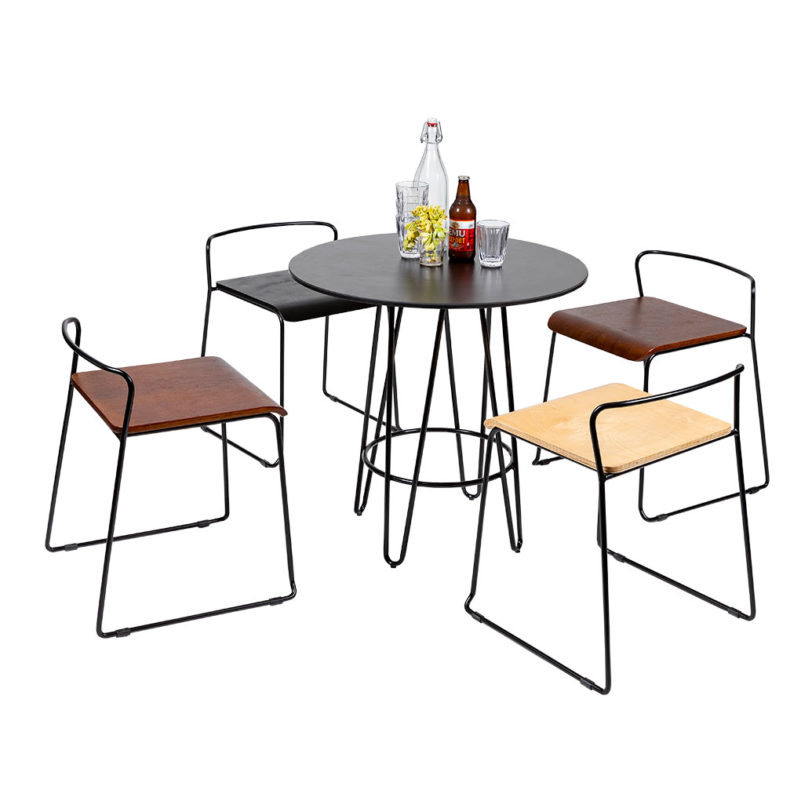 Zola45BDiego Top 60cm_Lorenzo Base_Zola 45cm Stool_hairpin stool as base_Zola 45cm Stool