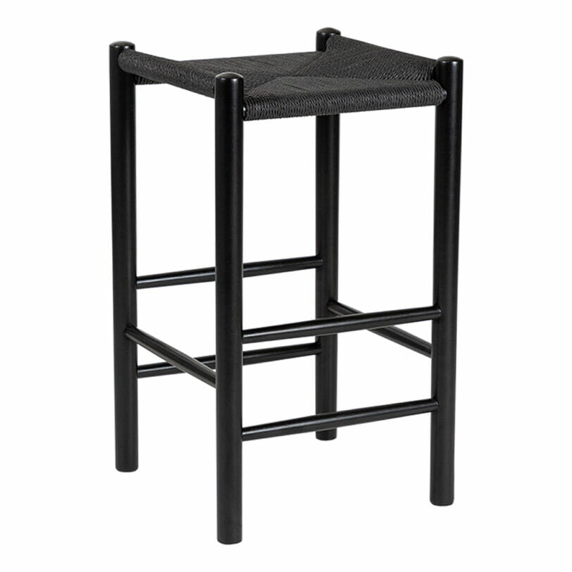 black hans wegner bar stool