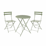 Vive Outdoor Folding Bistro Table and Chairs Set - Image 10
