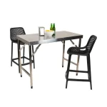 Folding Stainless Steel Catering Bench 183 x 61cm - Image 3