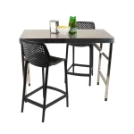 430 Grade Stainless Steel Folding Bench 120 x 61cm - Image 5