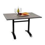 Rectangle Ciro Melamine Table Top, Stone - Image 4
