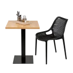 Square Ciro Melamine Table Top, Beech - Image 3