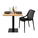 Square Ciro Melamine Table Top, Beech - Image 4