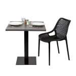 Square Ciro Melamine Table Top, Stone - Image 4