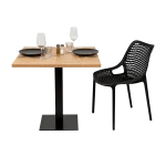 Square Ciro Melamine Table Top, Beech - Image 5