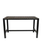 Cannes Aluminium & Polywood Outdoor Bar Table 185 x 90cm - Image 6