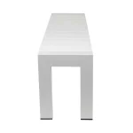 Cannes Aluminium Outdoor Bench with Polywood Top 185 x 35cm - Image 2