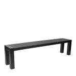 Cannes Aluminium Outdoor Bench with Polywood Top 185 x 35cm - Image 7