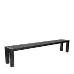 Cannes Aluminium Outdoor Bench with Polywood Top 230 x 35cm - Image 9