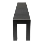 Cannes Aluminium Outdoor Bench with Polywood Top 230 x 35cm - Image 2