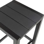 Cannes Aluminium & Polywood Outdoor Bar Stool - Image 3