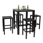 Cannes Aluminium & Polywood Outdoor Bar Stool - Image 5