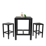 Cannes Aluminium & Polywood Outdoor Bar Stool - Image 4