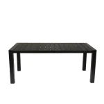 Cannes Aluminium & Polywood Outdoor Dining Table 185 x 90cm - Image 7