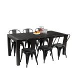 Cannes Aluminium & Polywood Outdoor Dining Table 185 x 90cm - Image 17