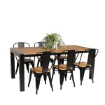Cannes Aluminium & Polywood Outdoor Dining Table 185 x 90cm - Image 16