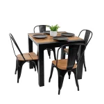 Cannes Aluminium & Polywood Outdoor Dining Table 84cm - Image 15