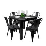 Cannes Aluminium & Polywood Outdoor Dining Table 84cm - Image 16