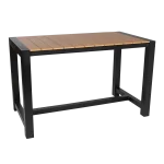 Cannes Aluminium & Polywood Outdoor Counter Table 151 x 80cm - Image 2