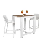 Cannes Aluminium & Polywood Outdoor Counter Table 84cm - Image 9