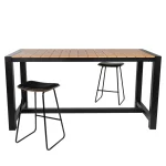 Cannes Aluminium & Polywood Outdoor Counter Table 185 x 90cm - Image 9