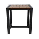 Cannes Aluminium & Polywood Outdoor Counter Table 84cm - Image 3