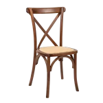 Provincial Crossback Dining Chair with Rattan Seat - Image 10