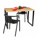 Cesar Industrial Steel Square Table Legs - Image 2