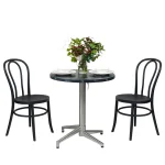 Polypropylene Brigitte Chair with Timber Grain - Image 6
