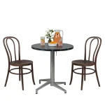 Polypropylene Brigitte Chair with Timber Grain - Image 7