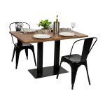 Rectangle Ciro Melamine Table Top, Walnut - Image 4