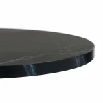 Round Ciro Melamine Table Top, Black Marble - Image 2