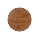Round Ciro Melamine Table Top, Walnut